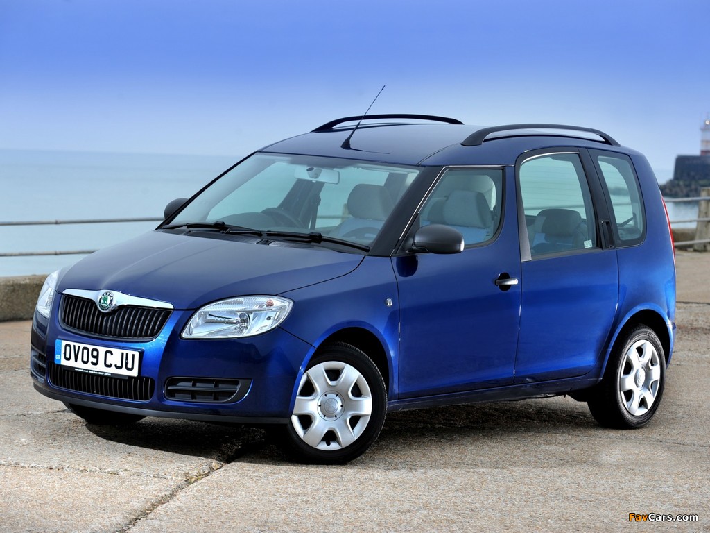 Photos of Škoda Roomster UK-spec 2006–10 (1024 x 768)