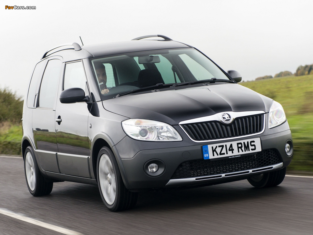 Photos of Škoda Roomster Scout UK-spec 2010 (1024 x 768)