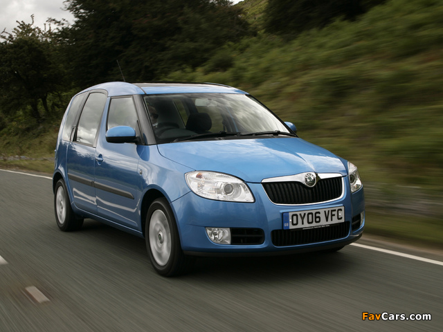 Pictures of Škoda Roomster UK-spec 2006–10 (640 x 480)
