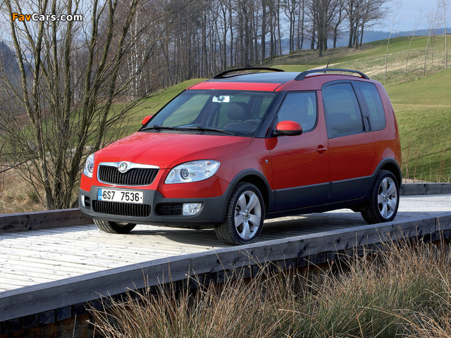 Škoda Roomster Scout 2007–10 images (640 x 480)