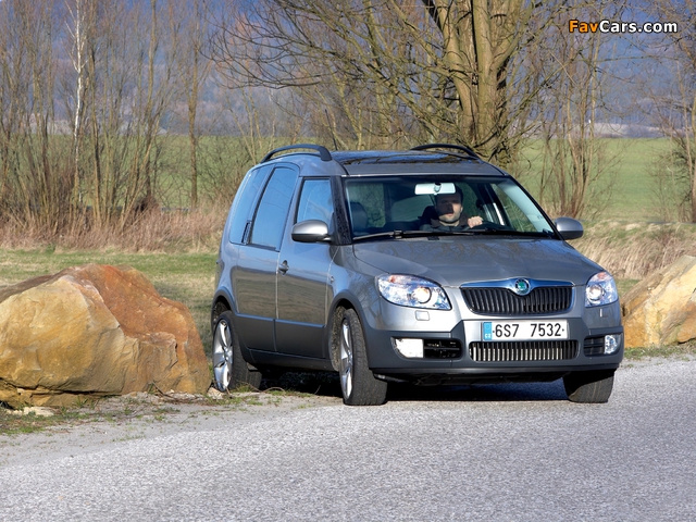 Škoda Roomster Scout 2007–10 images (640 x 480)