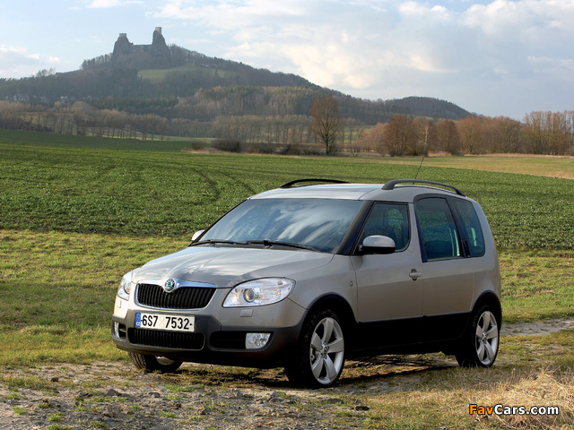 Škoda Roomster Scout 2007–10 pictures (640 x 480)