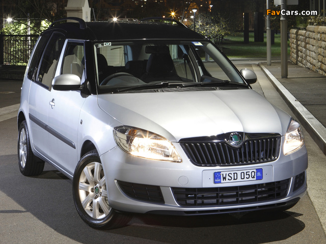 Škoda Roomster AU-spec 2010 pictures (640 x 480)