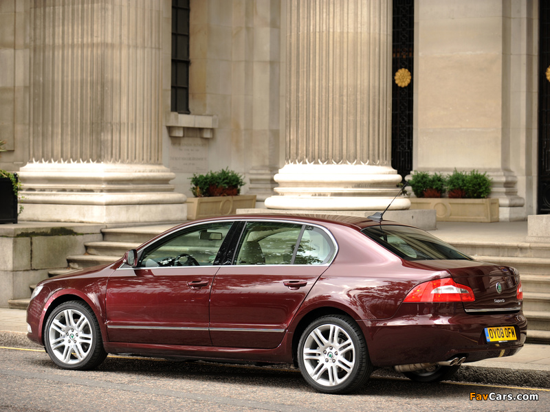 Images of Škoda Superb UK-spec 2008–13 (800 x 600)