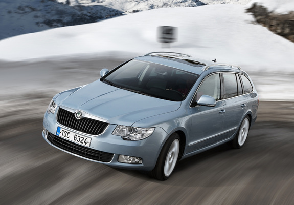 Images of Škoda Superb Combi 4x4 2010–13