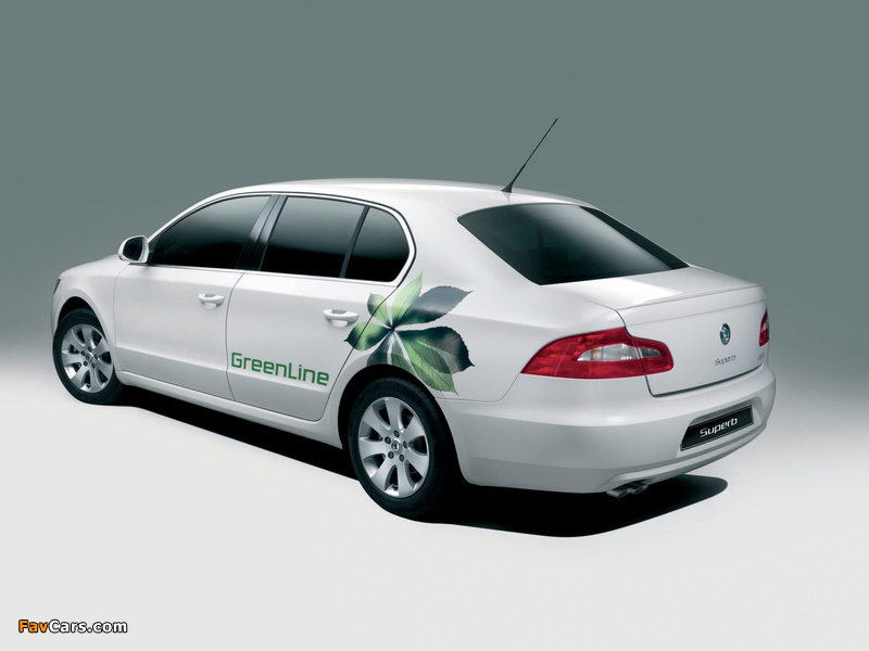Photos of Škoda Superb GreenLine 2009–13 (800 x 600)