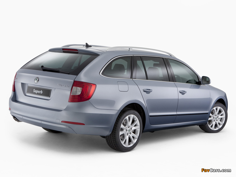 Photos of Škoda Superb Combi AU-spec 2009–13 (800 x 600)