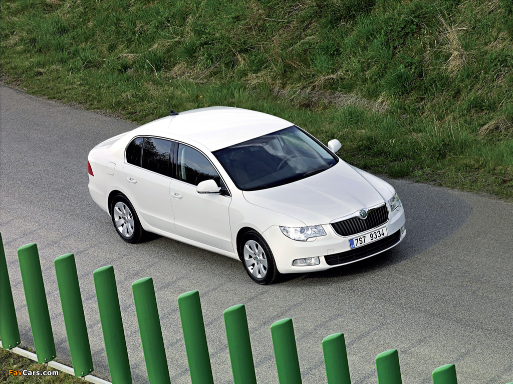 Photos of Škoda Superb GreenLine 2009–13 (1024 x 768)
