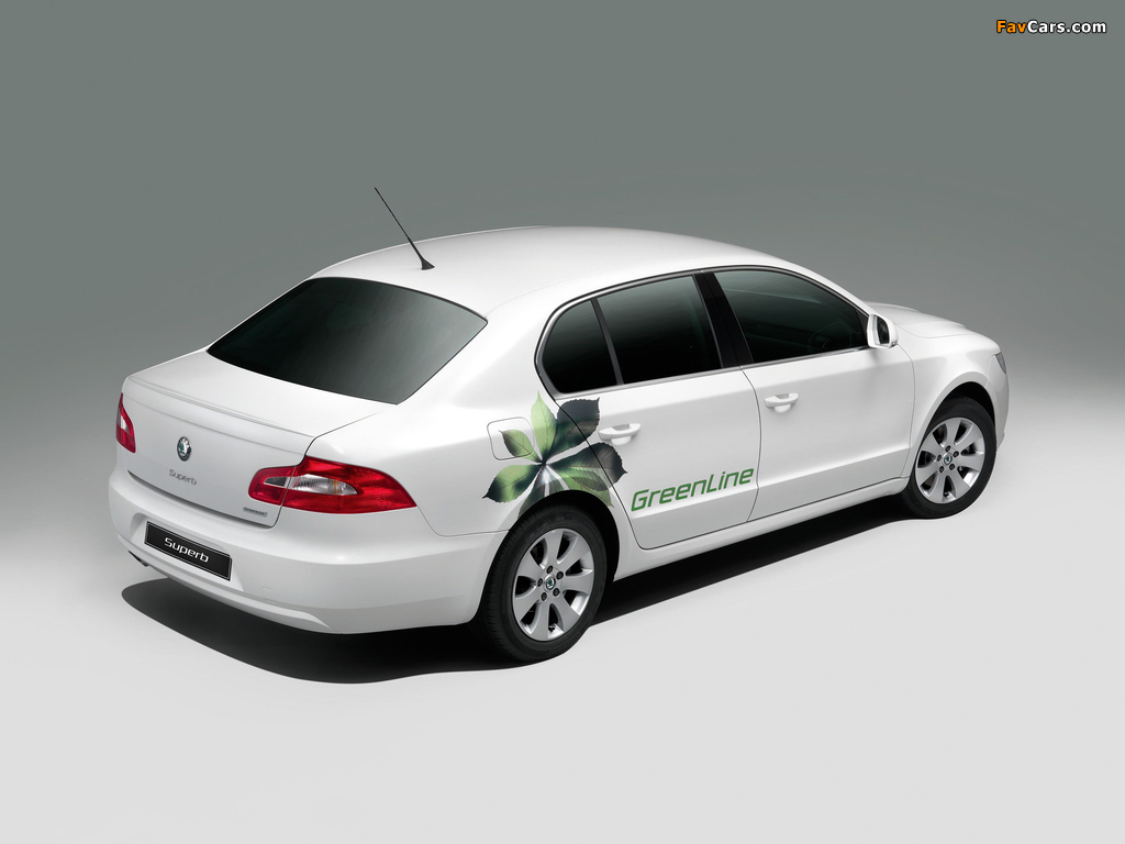 Pictures of Škoda Superb GreenLine 2009–13 (1024 x 768)