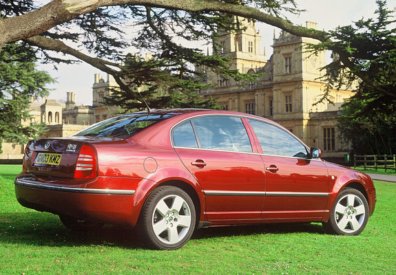 Škoda Superb UK-spec 2001–06 wallpapers