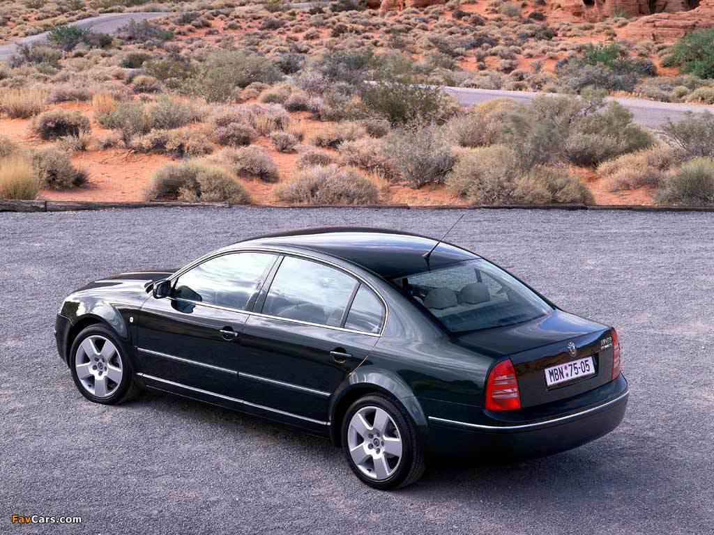 Škoda Superb 2001–06 wallpapers (1024 x 768)