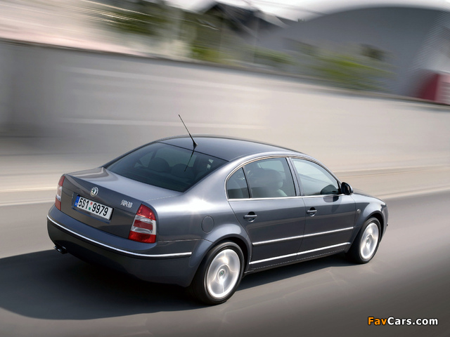 Škoda Superb 2006–08 photos (640 x 480)