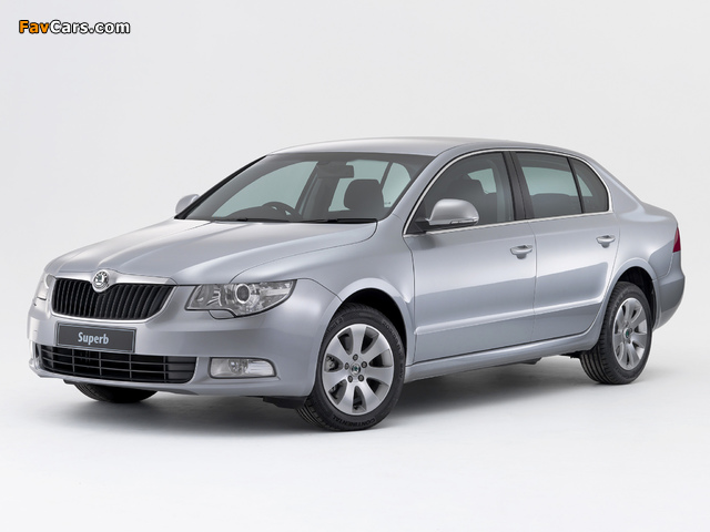 Škoda Superb AU-spec 2008–13 photos (640 x 480)