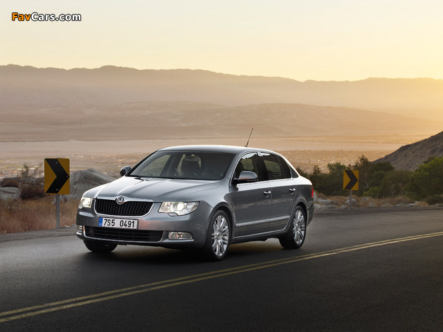 Škoda Superb 2008 wallpapers (640 x 480)