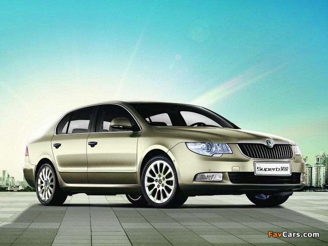 Škoda Superb CN-spec 2008–13 wallpapers (640 x 480)