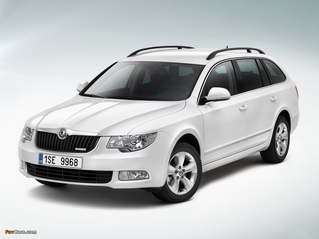 Škoda Superb Combi GreenLine 2009–13 images (1024 x 768)