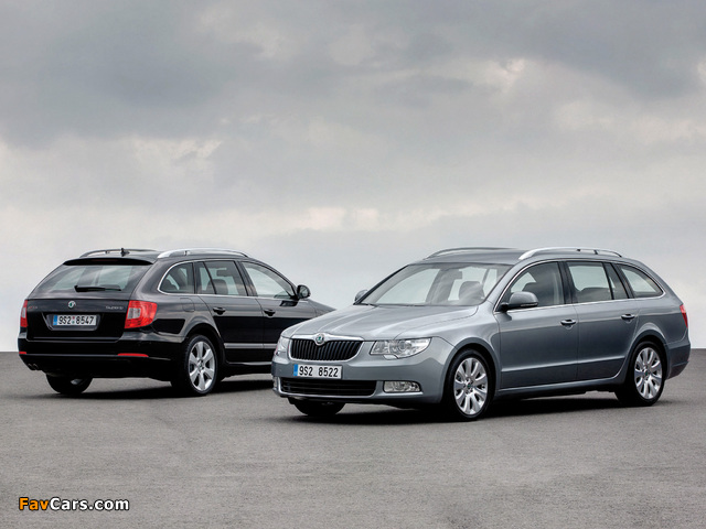 Škoda Superb Combi 2009–13 images (640 x 480)