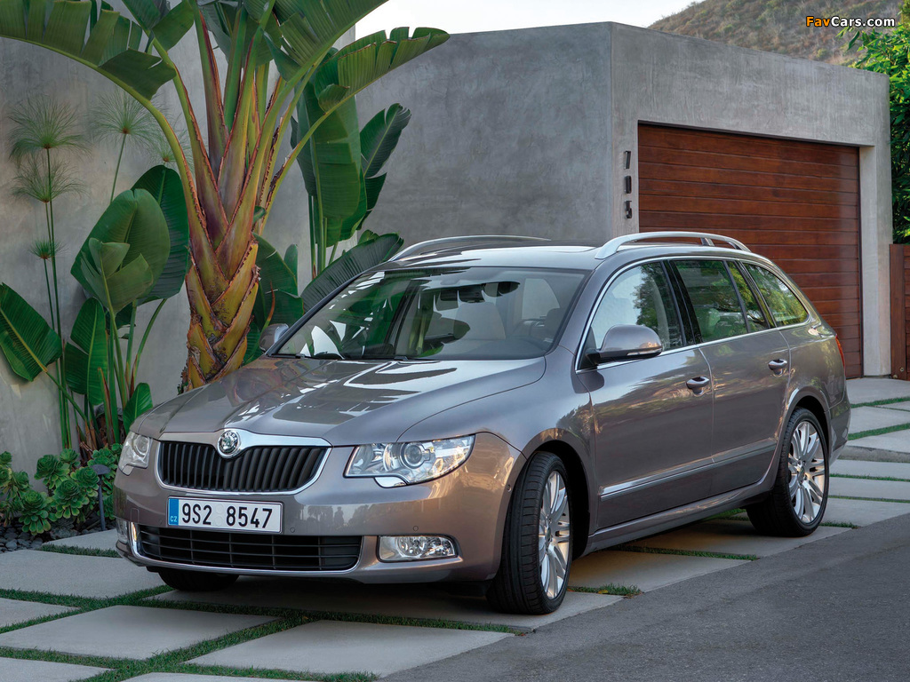 Škoda Superb Combi 2009–13 images (1024 x 768)