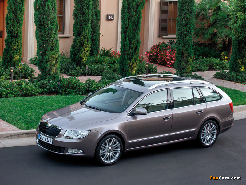 Škoda Superb Combi 2009–13 images (800 x 600)