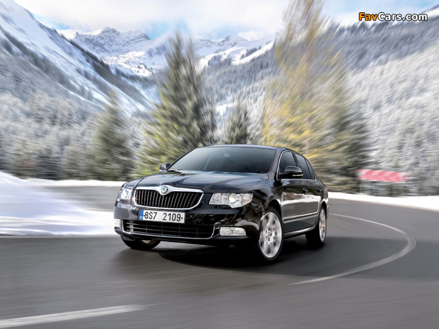 Škoda Superb 4x4 2009–13 photos (640 x 480)