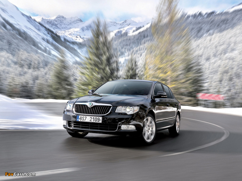 Škoda Superb 4x4 2009–13 photos (800 x 600)