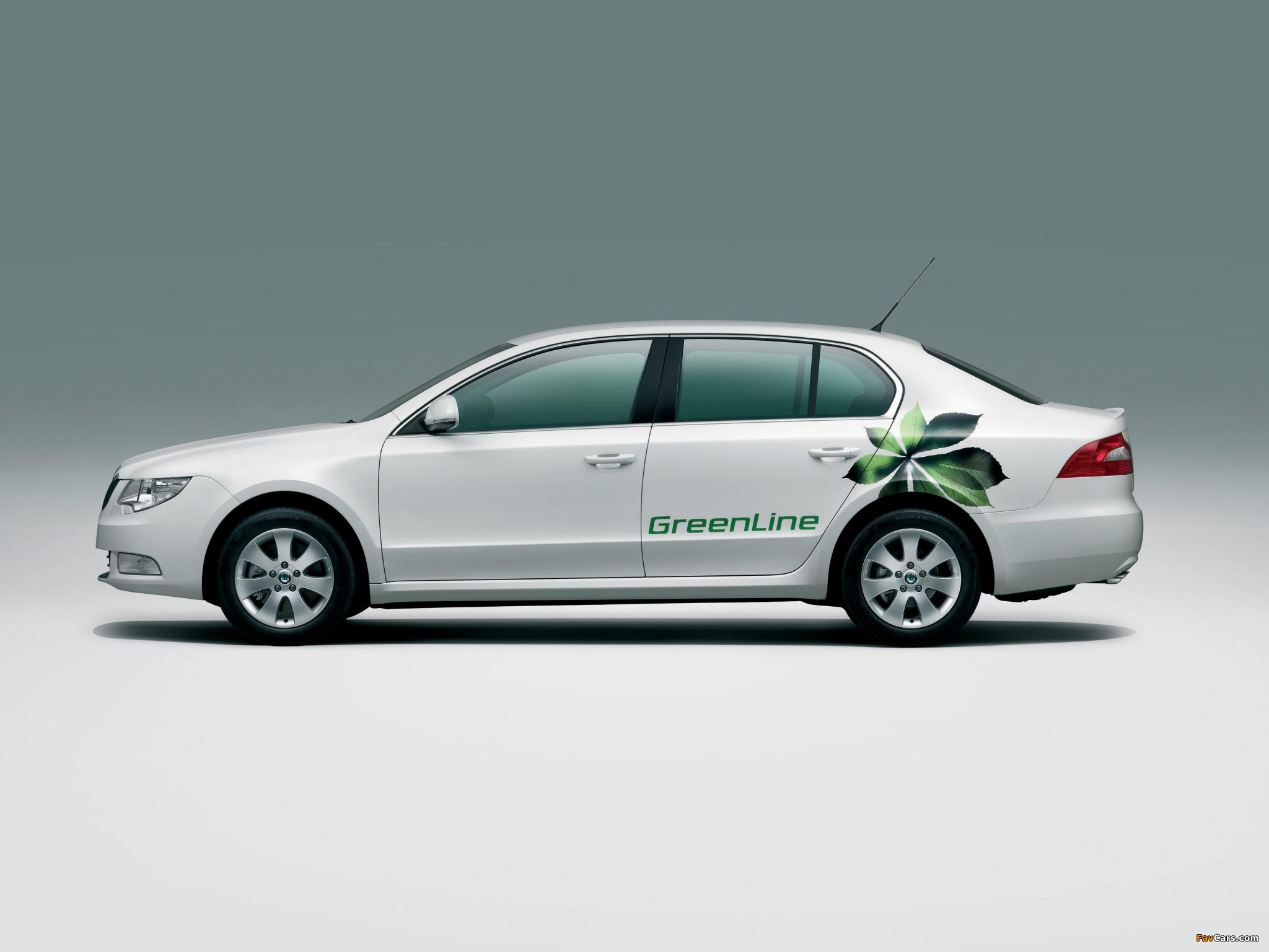 Škoda Superb GreenLine 2009–13 photos (2048 x 1536)