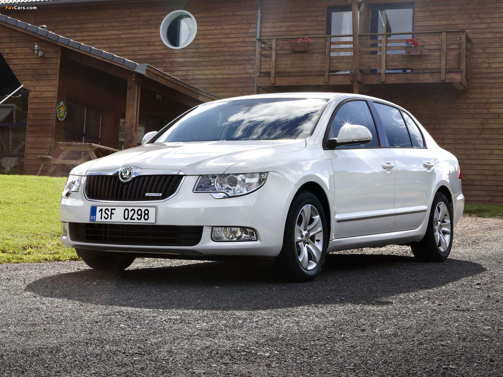 Škoda Superb GreenLine 2009–13 photos (1600 x 1200)