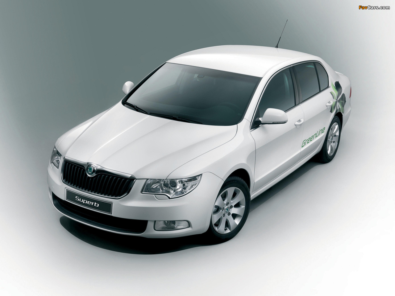 Škoda Superb GreenLine 2009–13 wallpapers (1280 x 960)