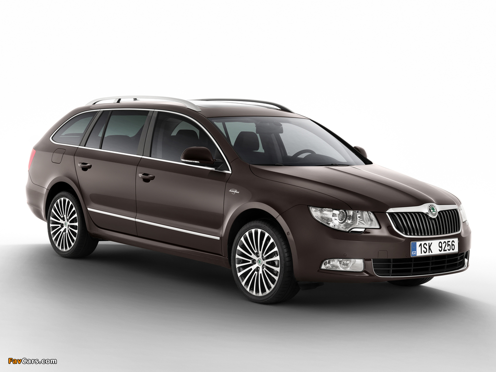 Škoda Superb Combi Laurin & Klement 2011–13 images (1024 x 768)