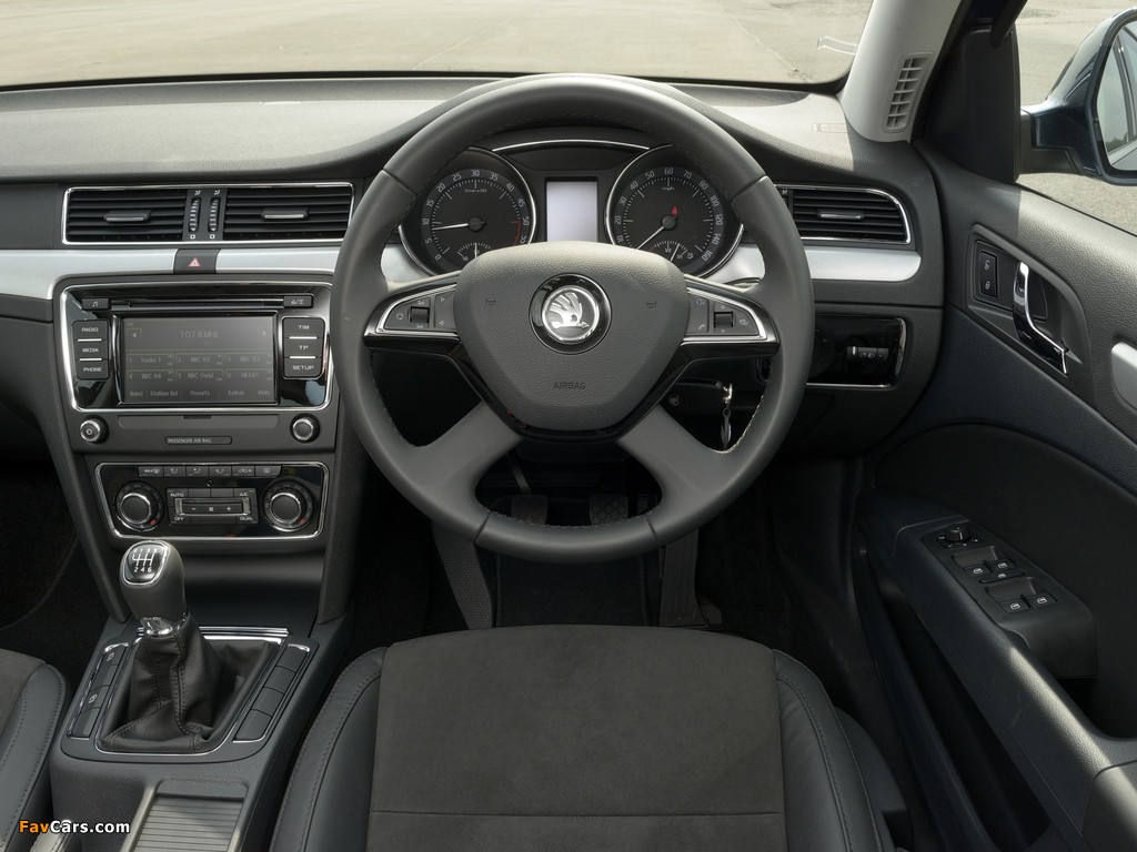Škoda Superb GreenLine UK-spec 2013 images (1024 x 768)