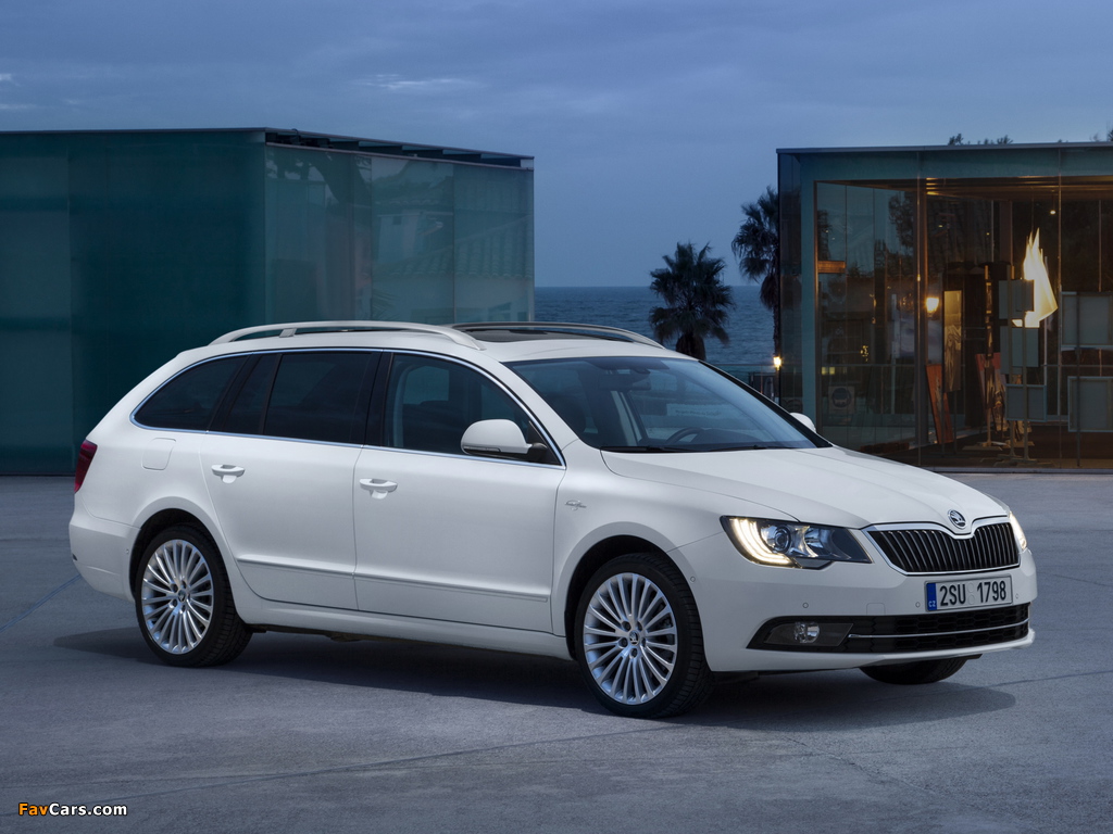 Škoda Superb Combi Laurin & Klement 2013 wallpapers (1024 x 768)