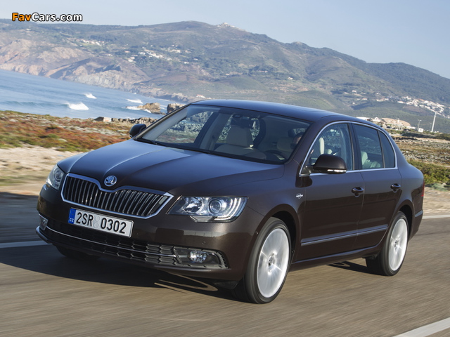 Škoda Superb Laurin & Klement 2013 wallpapers (640 x 480)