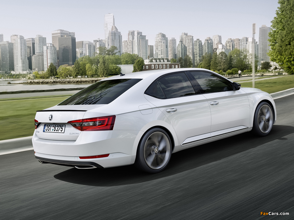 Škoda Superb SportLine 2015 images (1024 x 768)