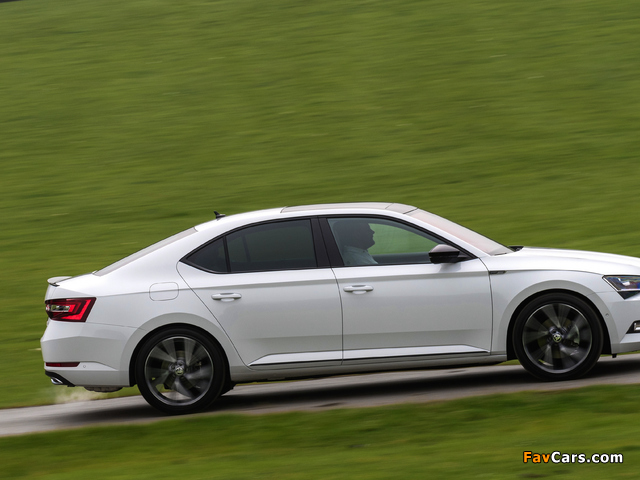 Škoda Superb SportLine 2015 pictures (640 x 480)