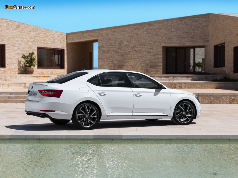 Škoda Superb SportLine 2015 wallpapers (800 x 600)