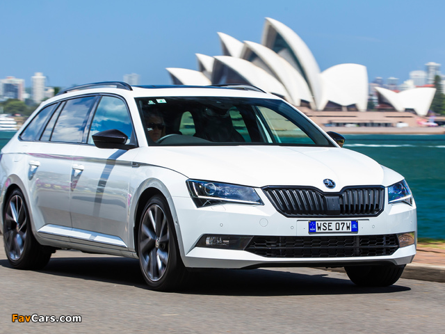 Škoda Superb Wagon 4×4 SportLine AU-spec 2017 pictures (640 x 480)