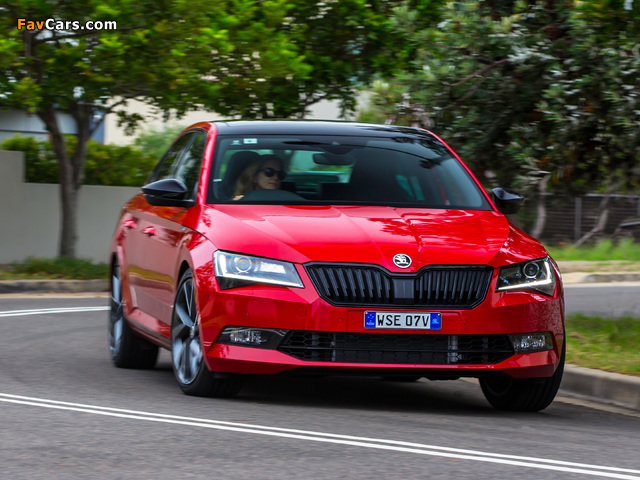 Škoda Superb 4×4 SportLine AU-spec 2017 pictures (640 x 480)