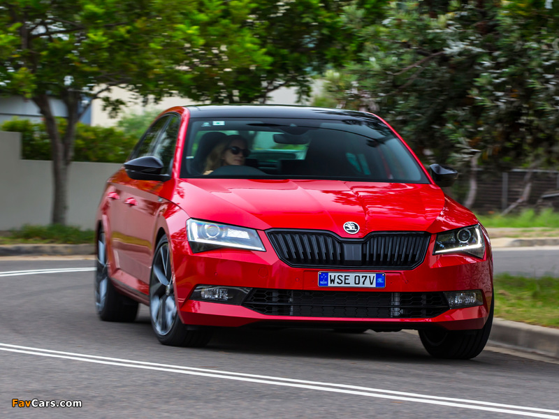 Škoda Superb 4×4 SportLine AU-spec 2017 pictures (800 x 600)