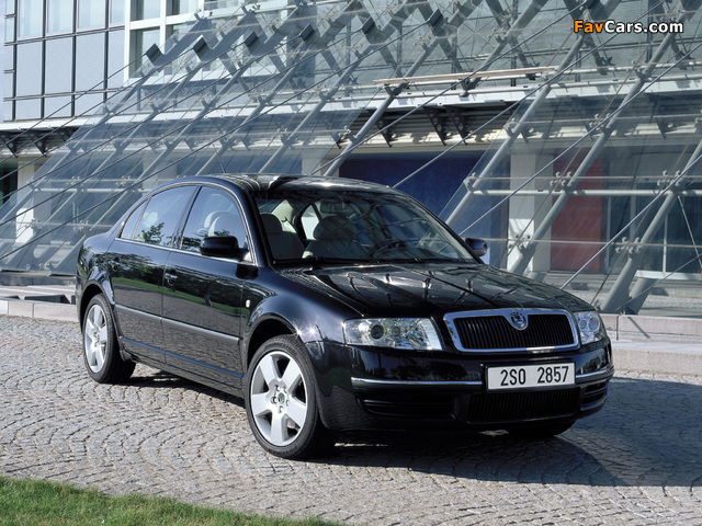 Škoda Superb 2001–06 wallpapers (640 x 480)