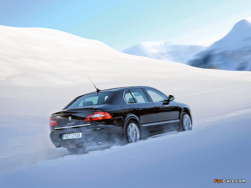 Škoda Superb 4x4 2009–13 wallpapers (800 x 600)