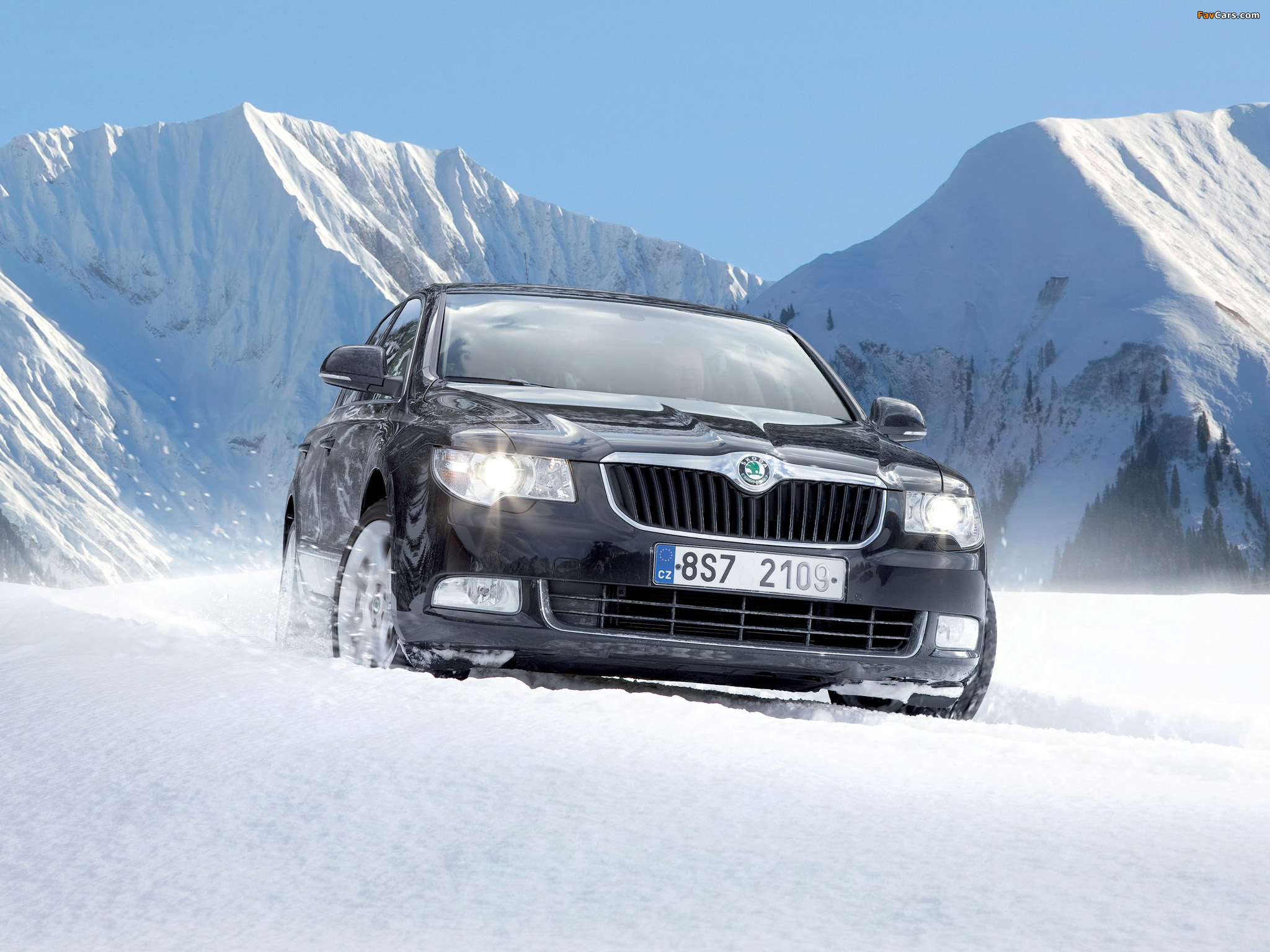 Škoda Superb 4x4 2009–13 wallpapers (2048 x 1536)