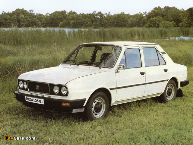 Škoda 105 GL (Type 742) 1981–83 images (640 x 480)