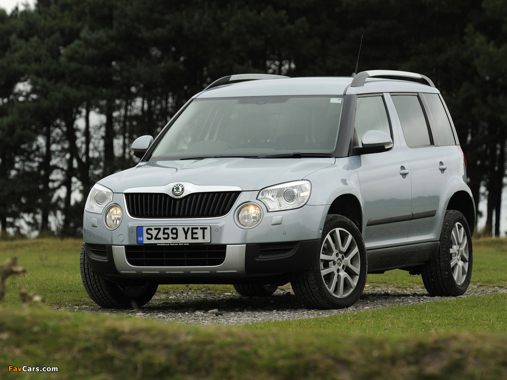 Photos of Škoda Yeti UK-spec 2009–14 (1024 x 768)