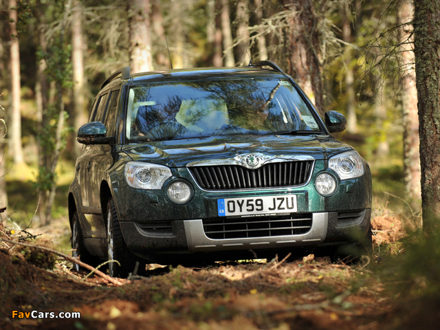 Pictures of Škoda Yeti UK-spec 2009–14 (640 x 480)