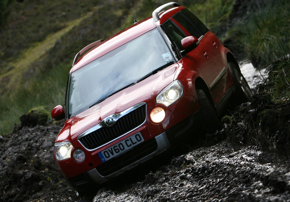 Škoda Yeti UK-spec 2009–14 photos