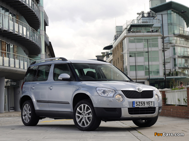 Škoda Yeti UK-spec 2009–14 photos (640 x 480)