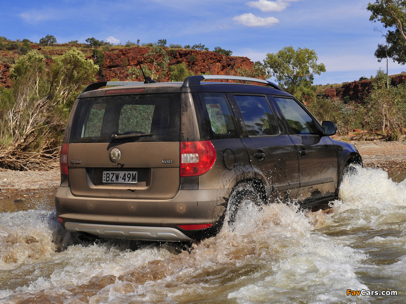 Škoda Yeti AU-spec 2010–14 pictures (800 x 600)