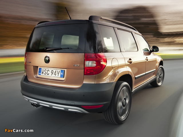 Škoda Yeti AU-spec 2010–14 wallpapers (640 x 480)