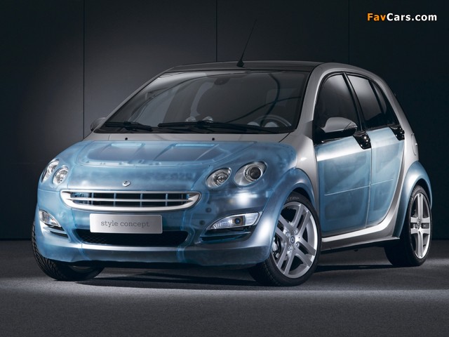 Photos of Smart ForFour Style Cool & Cosy Concept 2005 (640 x 480)