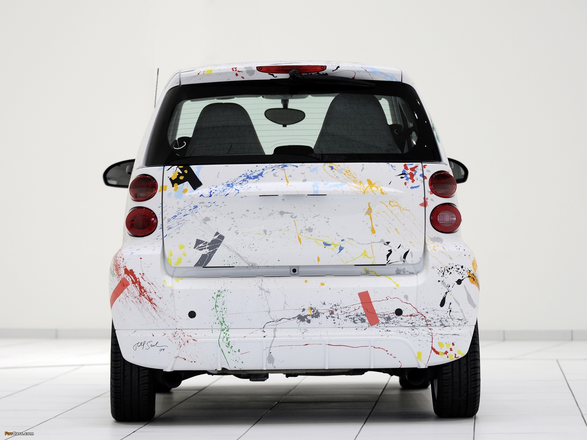 Smart ForTwo Sprinkle by Rolf Sachs 2010 wallpapers (2048 x 1536)
